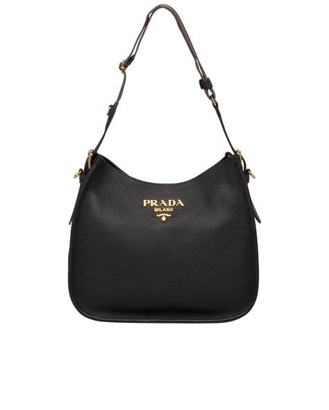 prada nappa & tessuto hobo bag|prada nappa leather shoulder bag.